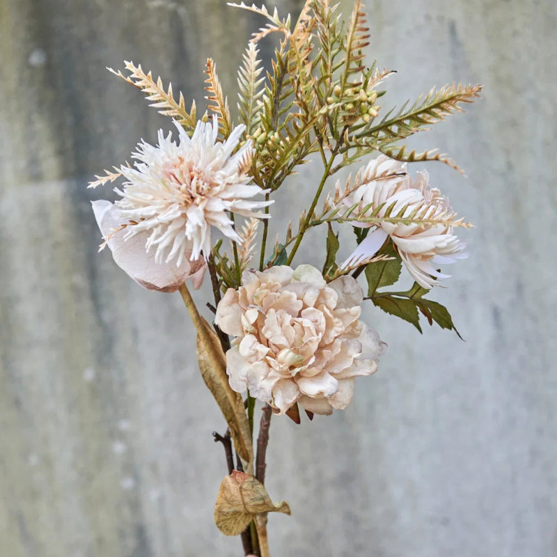Blomst - Krysantemum stilk 75cm - white