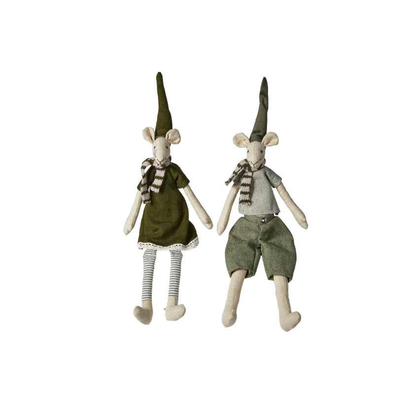 Noa & Nelli siddende Par H35cm stof