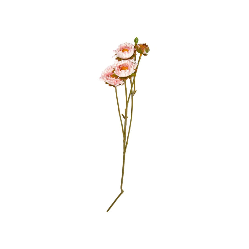 Blomst - Asters stilk 4xgrene 48cm