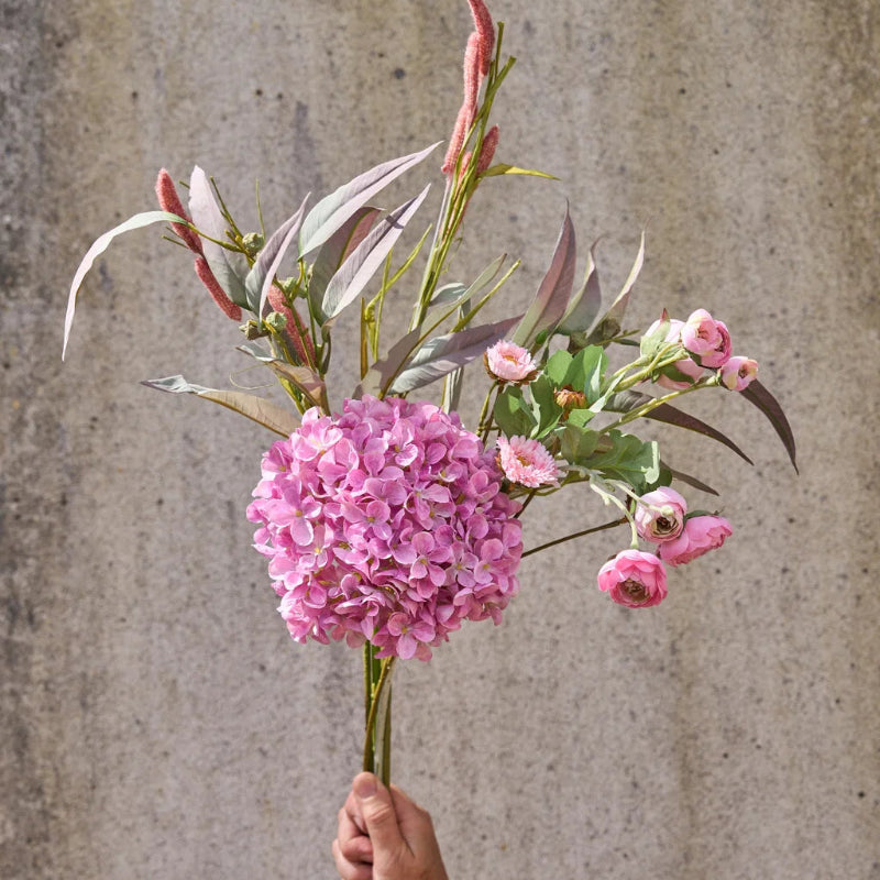 Blomst - Asters stilk 4xgrene 48cm