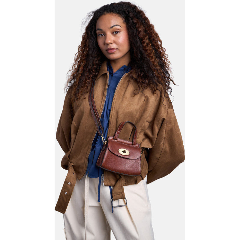 Taske - saya small - cognac