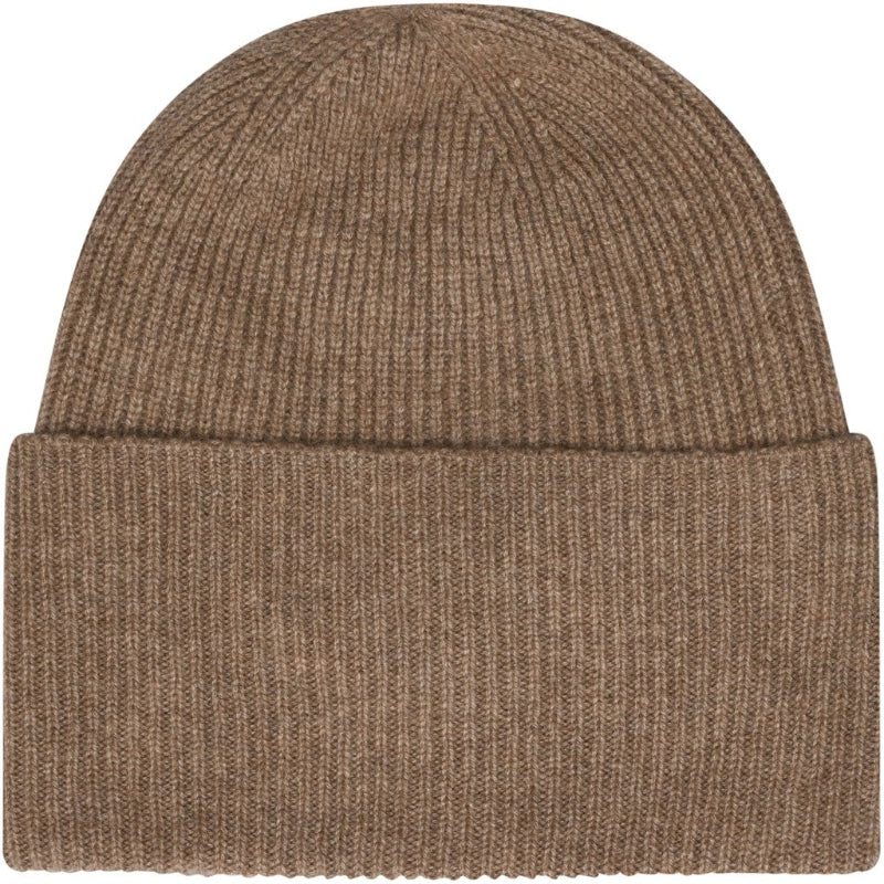 Basel Cashmere Beanie - shitake