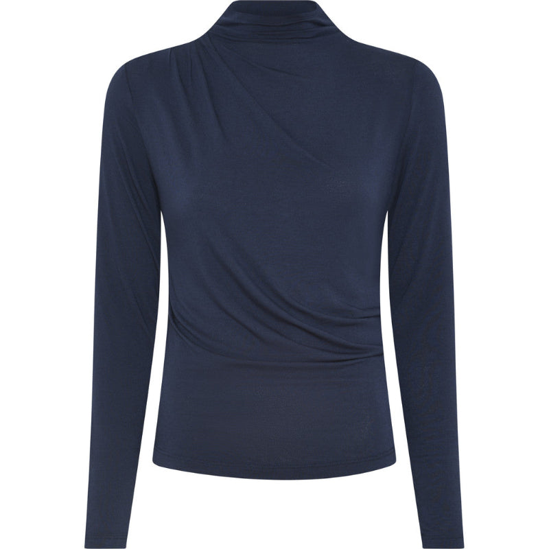 Bluse – Lima – Kaschmir – mittelgraues Mehl. | FRAU