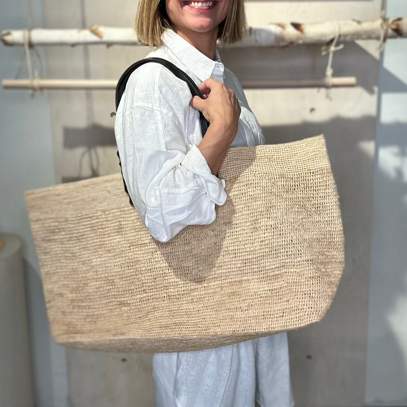 Taske - Malette XL - 100% raffia