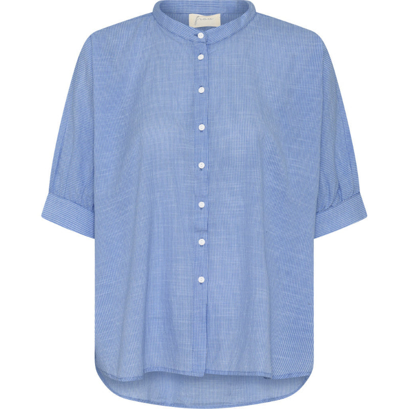 Skjorte - Palermo - medium blue stripe
