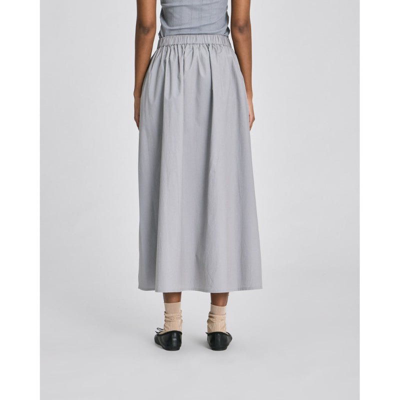 Alice Poplin skirt - monument - Nordic Home Living