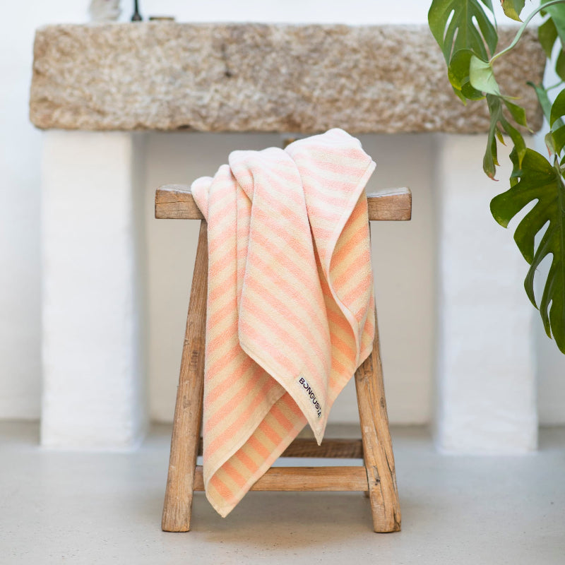 Badelagen - Naram - 100x150 cm - tropical & creme