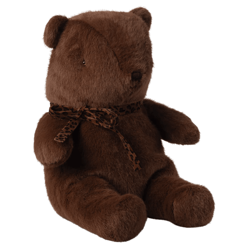 bamse Plys - Mellem - mørk brun - Nordic Home Living
