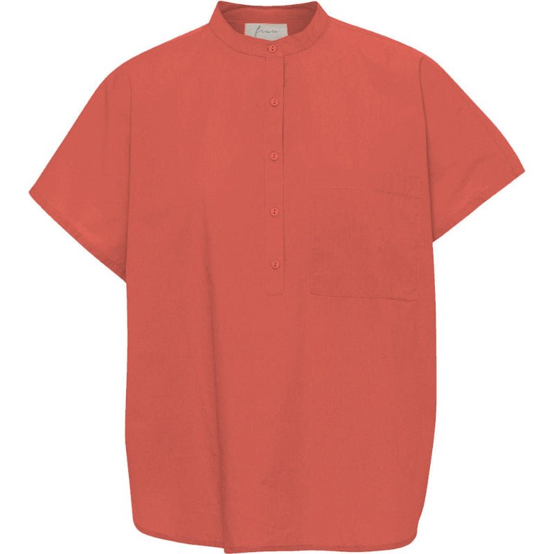 Bluse - Colombo - Hot coral - Nordic Home Living