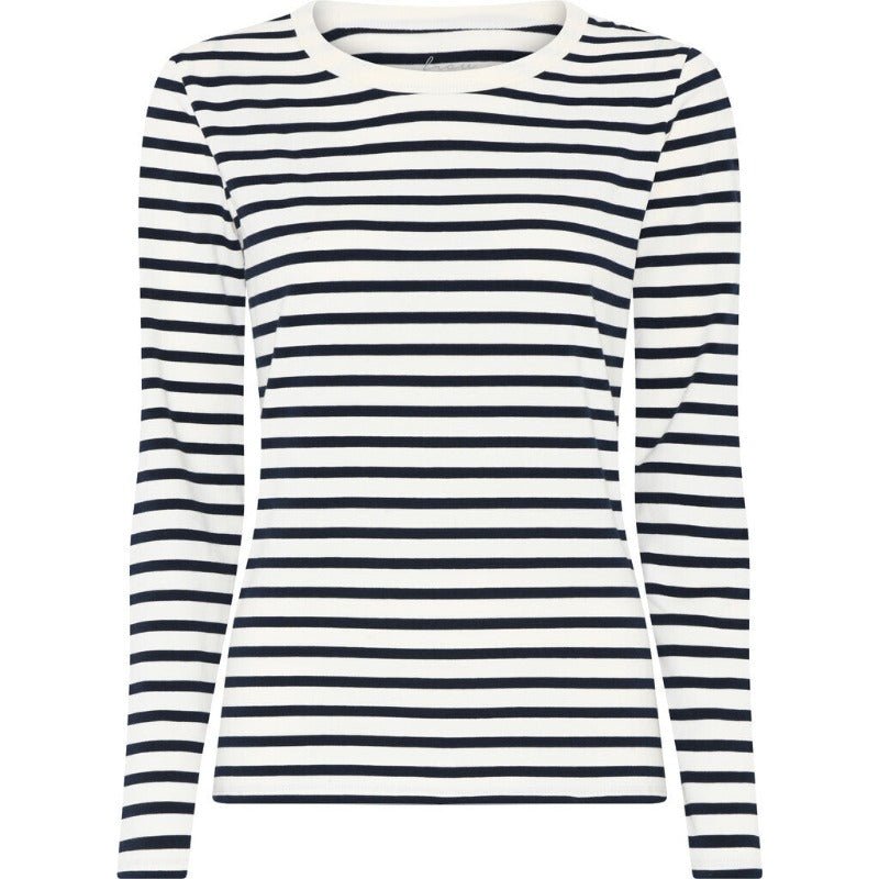 Bluse - Lucca - Dark Navy stripe | FRAU - Nordic Home Living