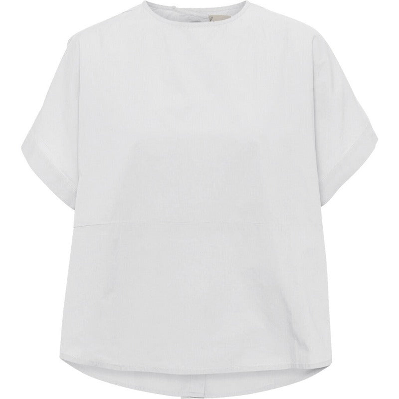 Bluse - Rome ss Top - Hvid | FRAU - Nordic Home Living