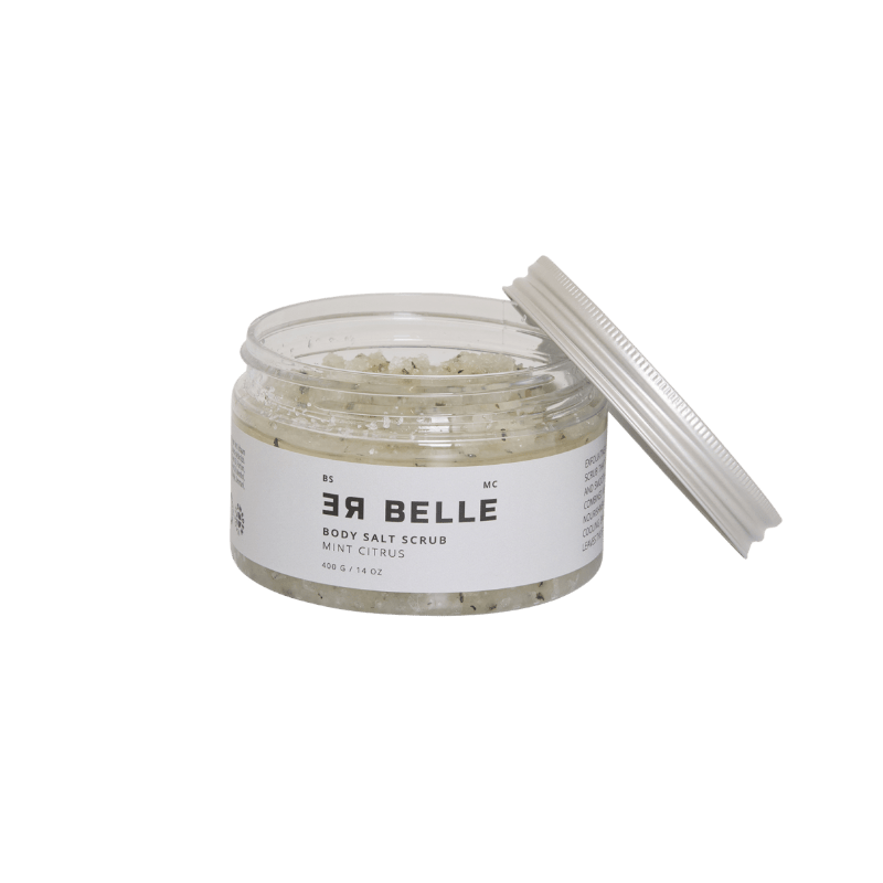 Body salt Scrub - Mint & citrus 400g - Nordic Home Living