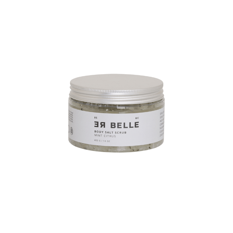 Body salt Scrub - Mint & citrus 400g - Nordic Home Living