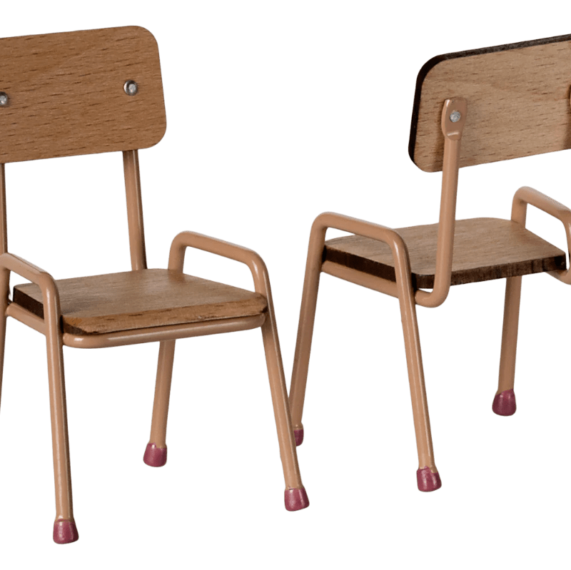 Bord og stole - mus - mørk pudder - Nordic Home Living