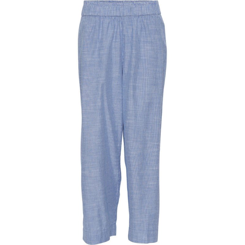 Bukser - Copenhagen long - Medium blue Stripe - Nordic Home Living