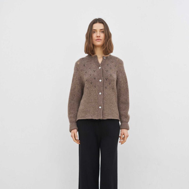 Cardigan - Harmonie - Hazelnut - Nordic Home Living