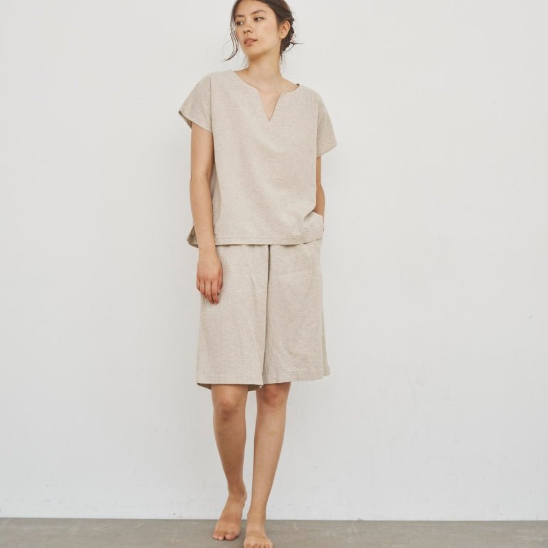 Cecilie - Shorts - Natur - Nordic Home Living