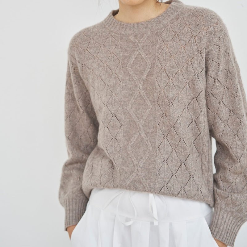 Christine Cabel - Cashmere - Dark sand - Nordic Home Living
