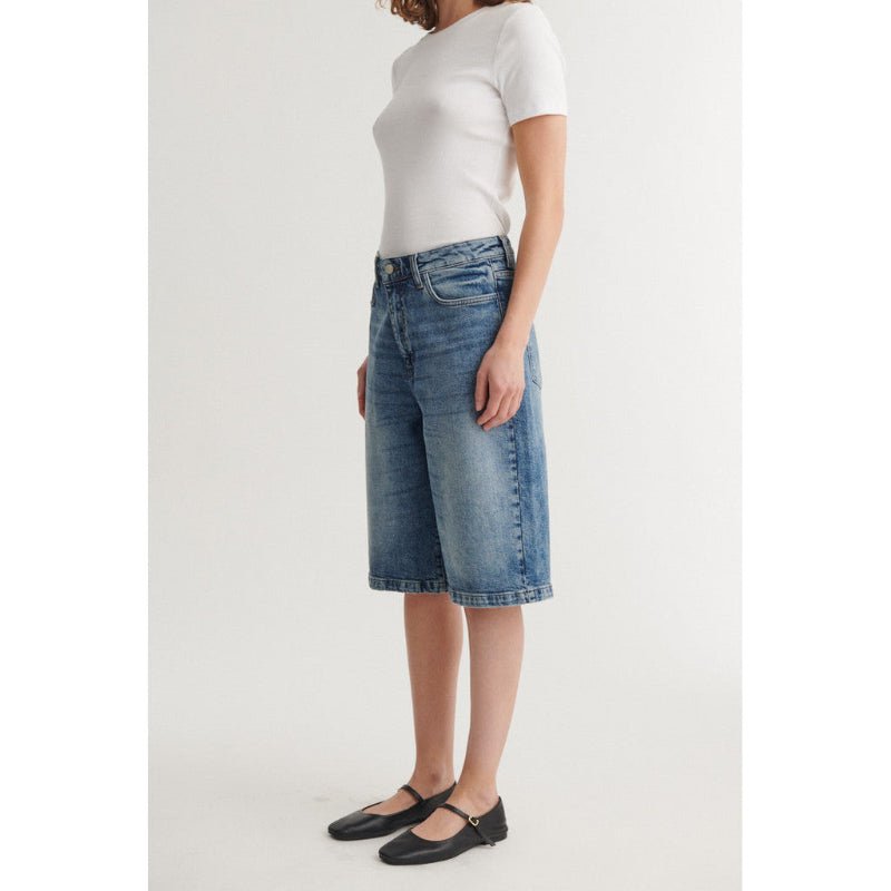 Denim shorts - Ea - Stone Wash - Nordic Home Living