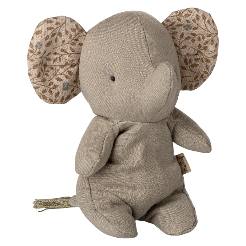 Elefant - Safari friends - Grå - mini