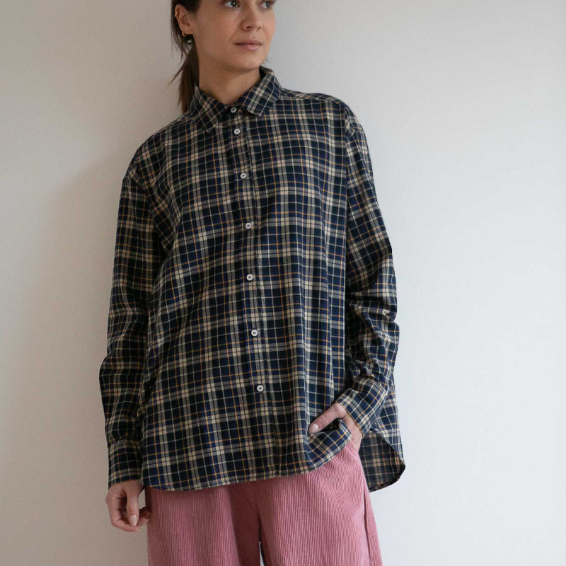 Skjorte - Josie - Poplin - Navy