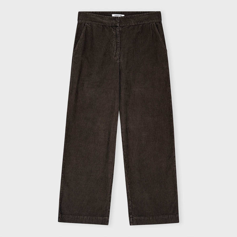 Faye loose - Pants - Casual - dark brown