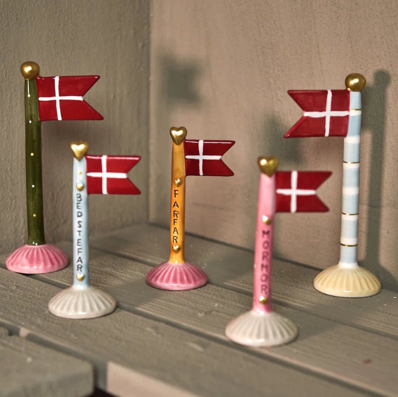 Flag 14cm - mormor - Keramik - Nordic Home Living