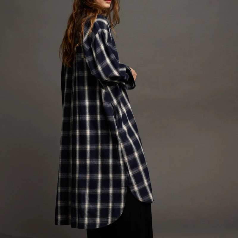 Floret Shirtdress Check