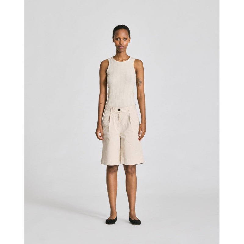 Gerda stretch shorts - Ancient grey - Nordic Home Living