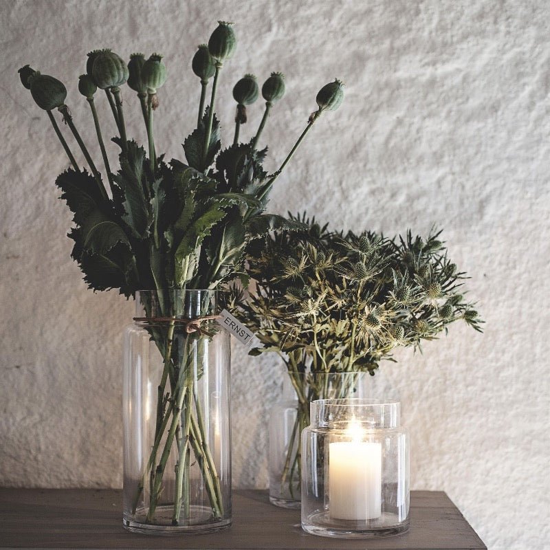 Glasvase - H 33cm Ø11,5cm | ERNST - Nordic Home Living