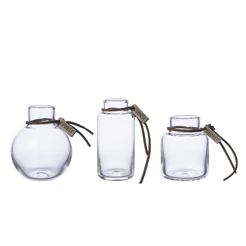 Glasvase - Mini - 3 - pak - Nordic Home Living
