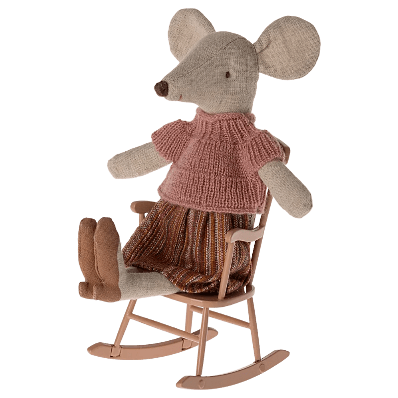 Gyngestol - Mus - Pudder - Til dukkehus | Maileg - Nordic Home Living