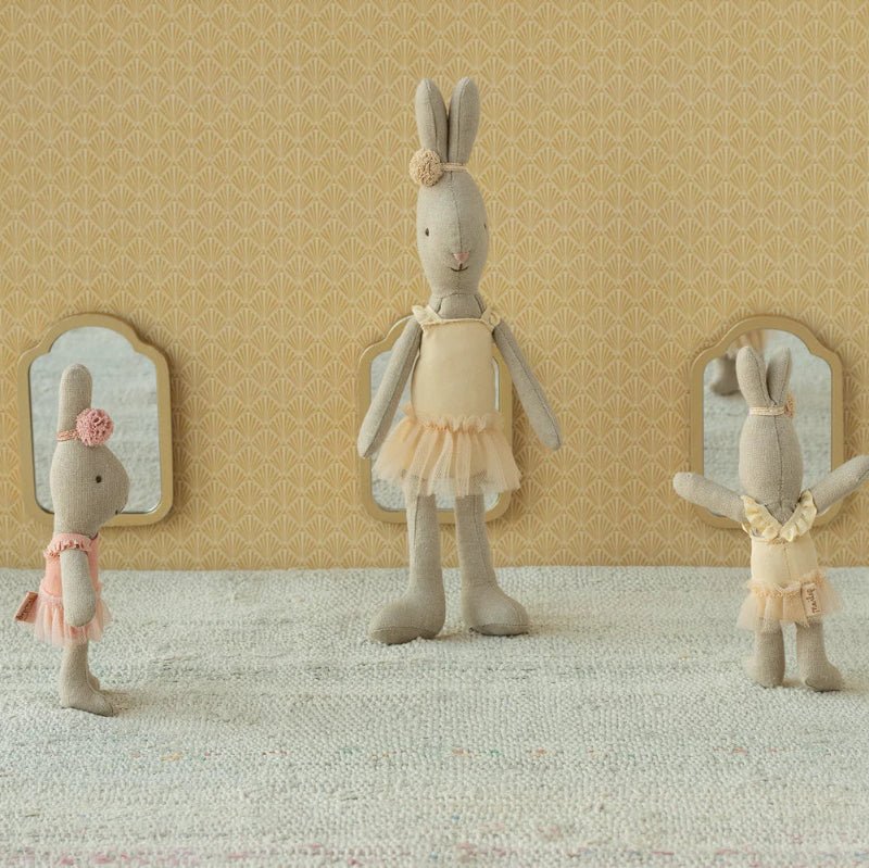 Hare - Størrelse 1 - Balletdragt og tylskørt - creme - Nordic Home Living