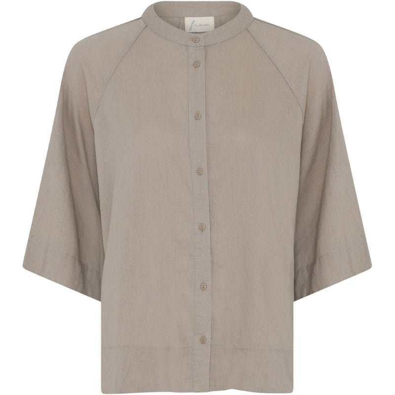 Hør Skjorte - Abu Dahbi 3/4 - Pure Cashmere - Nordic Home Living