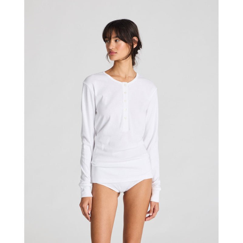 Ida - Cotton RIB GOTS - White - Nordic Home Living