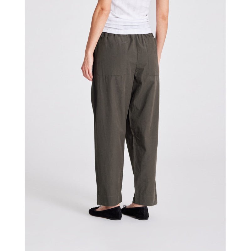 Jasmin Poplin Pants - Beluga - Nordic Home Living