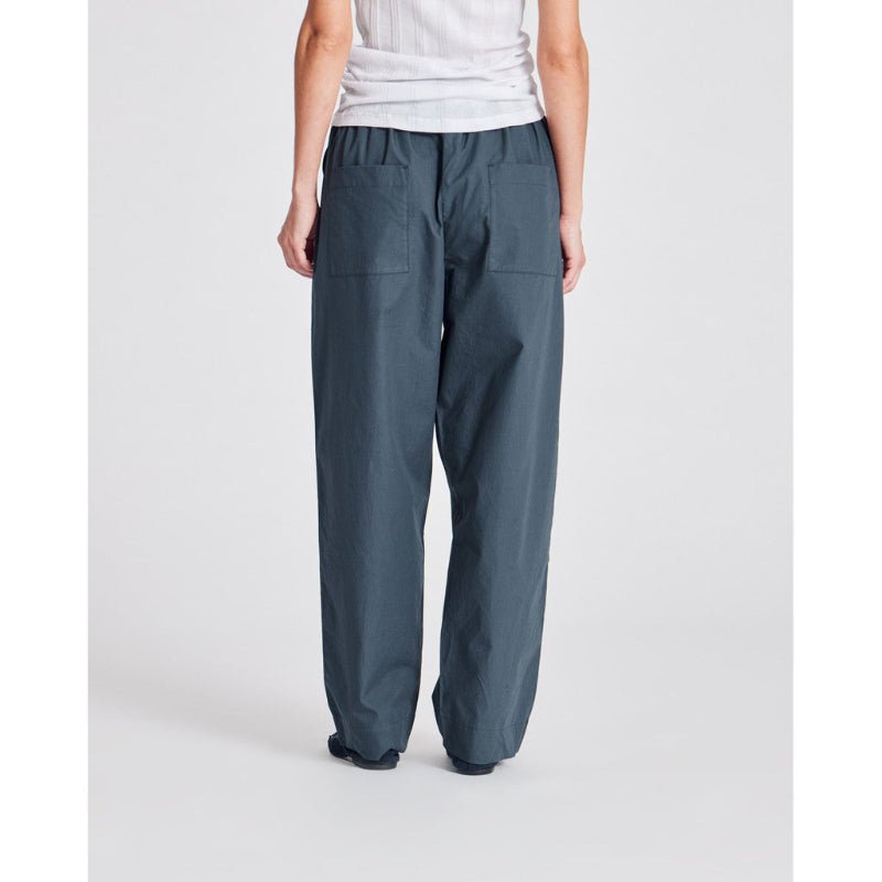 Jasmin Poplin Pants - Denim Blue - Nordic Home Living