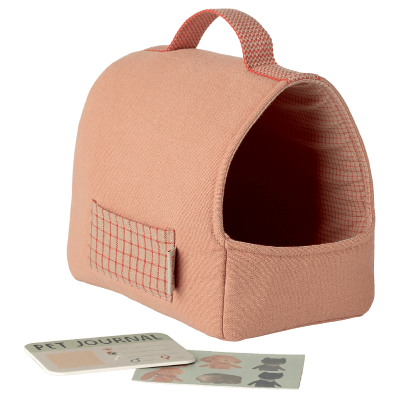 Kæledyrstaske - lille - koral - Nordic Home Living