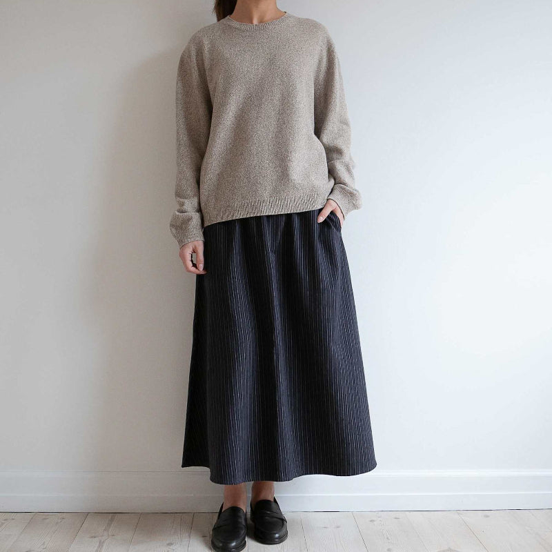 Agnes skirt - Navy stripe