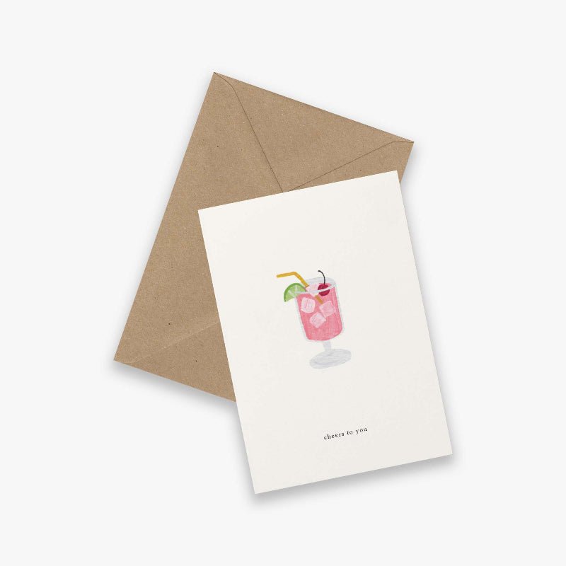 Kort - Cocktail - cheers to you - Nordic Home Living