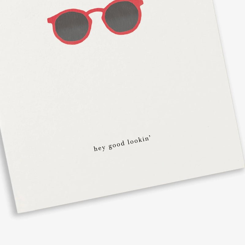 Kort - .Sunglasses - hey good lookin´ - Nordic Home Living