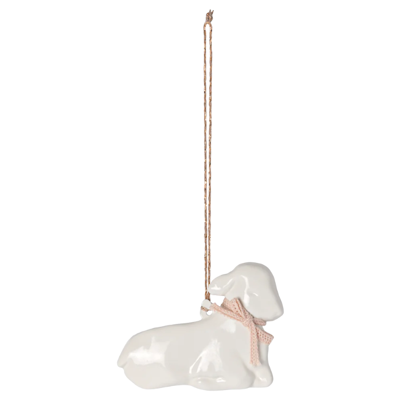 Påskelam ophæng - Pudder