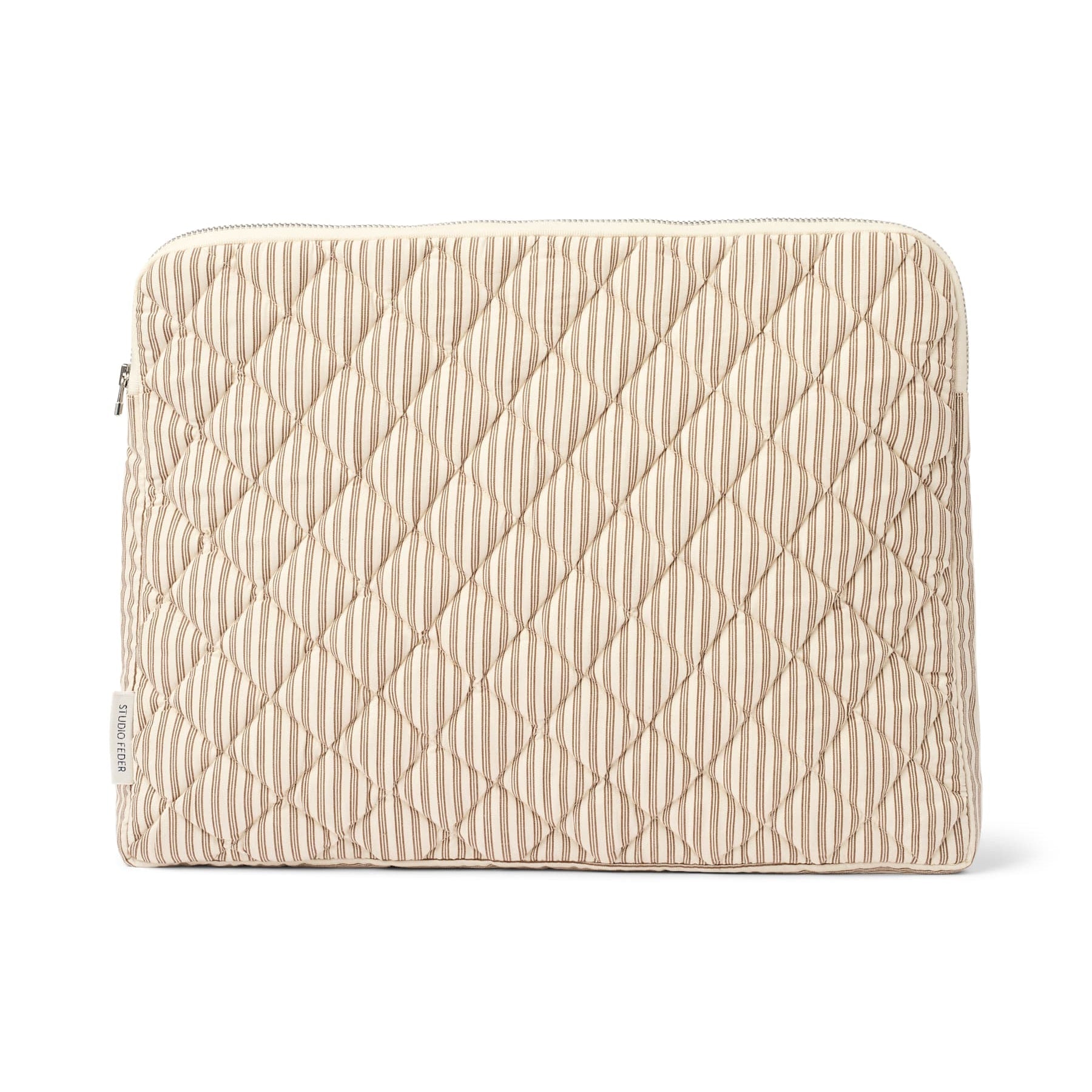 Laptop case - Brown Beach stripe - 40x45 - Nordic Home Living