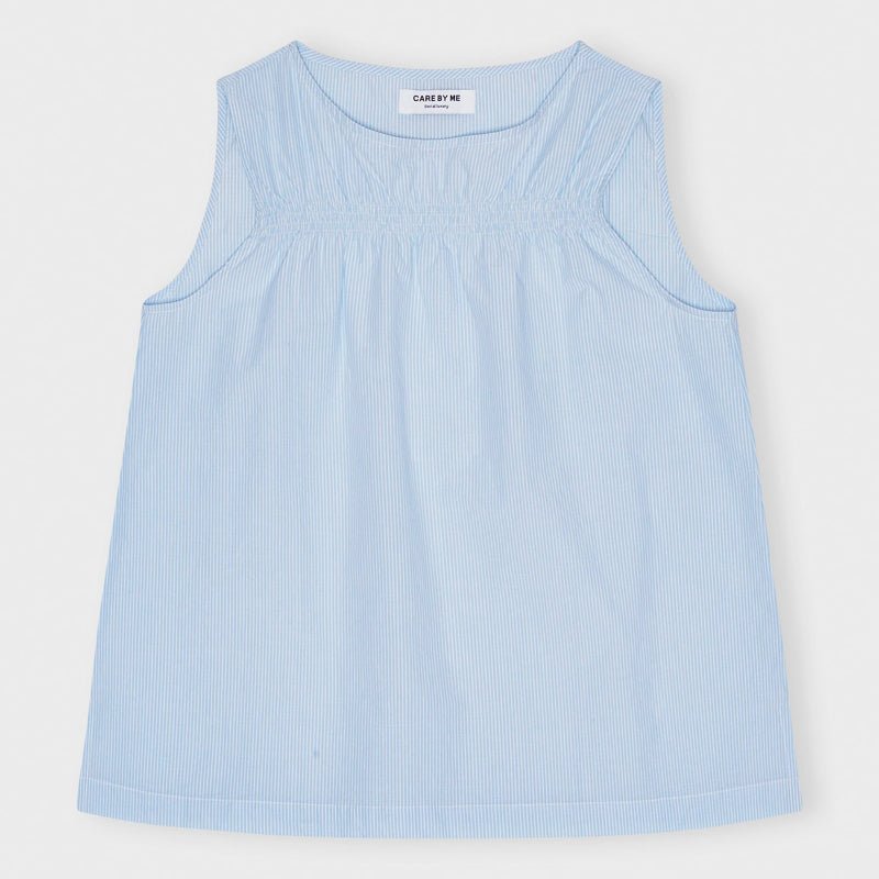Laura - Bell top - Summe blue/white - Nordic Home Living