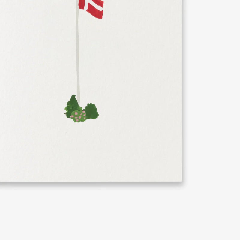 Lille Kort - Flagstang - Nordic Home Living