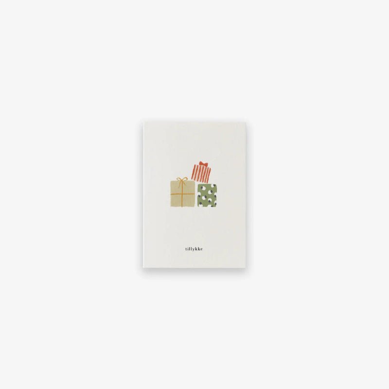 Lille Kort - Gavestak - tillykke - Nordic Home Living