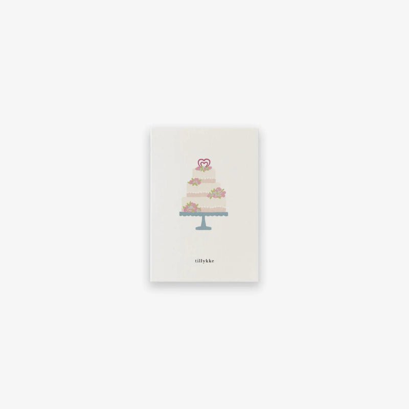 Lille Kort - lagkage - Tillykke - Nordic Home Living
