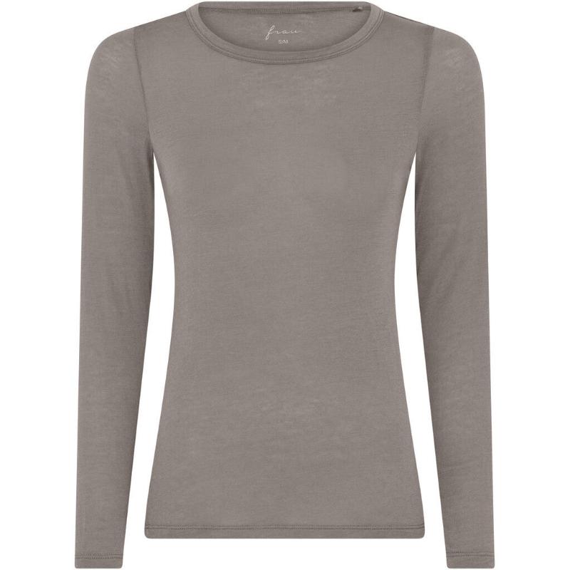 Lucca - LS O - neck - Cashmere - Fallen Rock - Nordic Home Living
