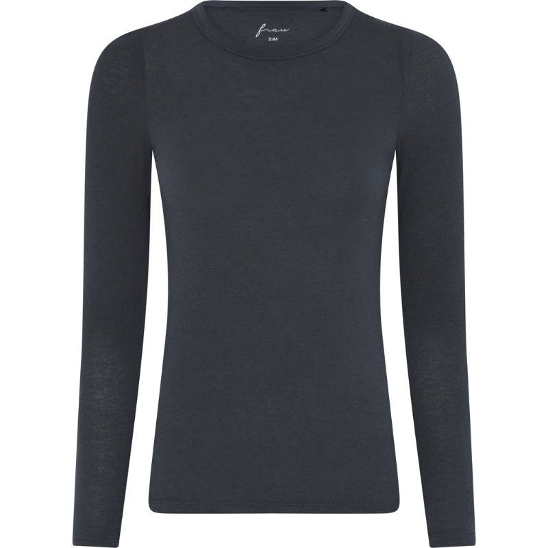 Lucca - LS O - neck - Cashmere - india ink - Nordic Home Living
