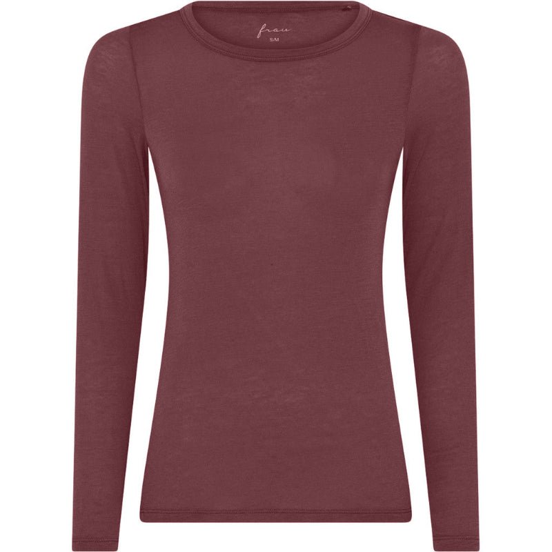 Lucca - LS O - neck - Cashmere - red mahogany - Nordic Home Living